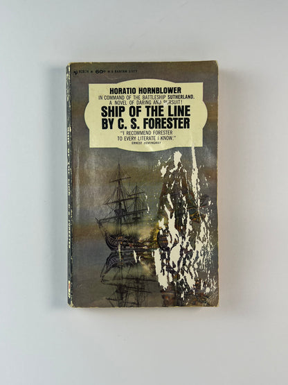 Vintage Paperback - Ship of the Line - C.S. Forester - 1964 Bantam Books (Damaged Cover)