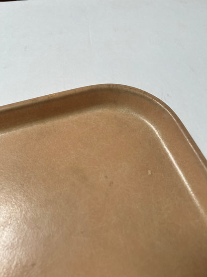 Vintage SiLite Fiberglass Cafeteria Tray - Beige Tan - 18" X 14"