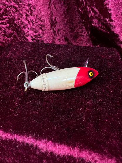 Vintage South Bend Fish-Obite Fishing Lure - Red Head Plug with Original Box
