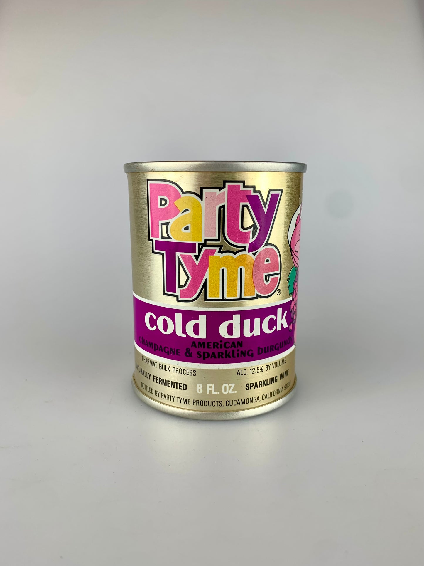 Vintage Party Tyme Cold Duck Sparkling Wine 8 OZ Can - Empty