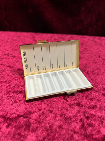 Vintage Vanity - Weekly 7-Day Pill Box - The Umbrellas by Renoir