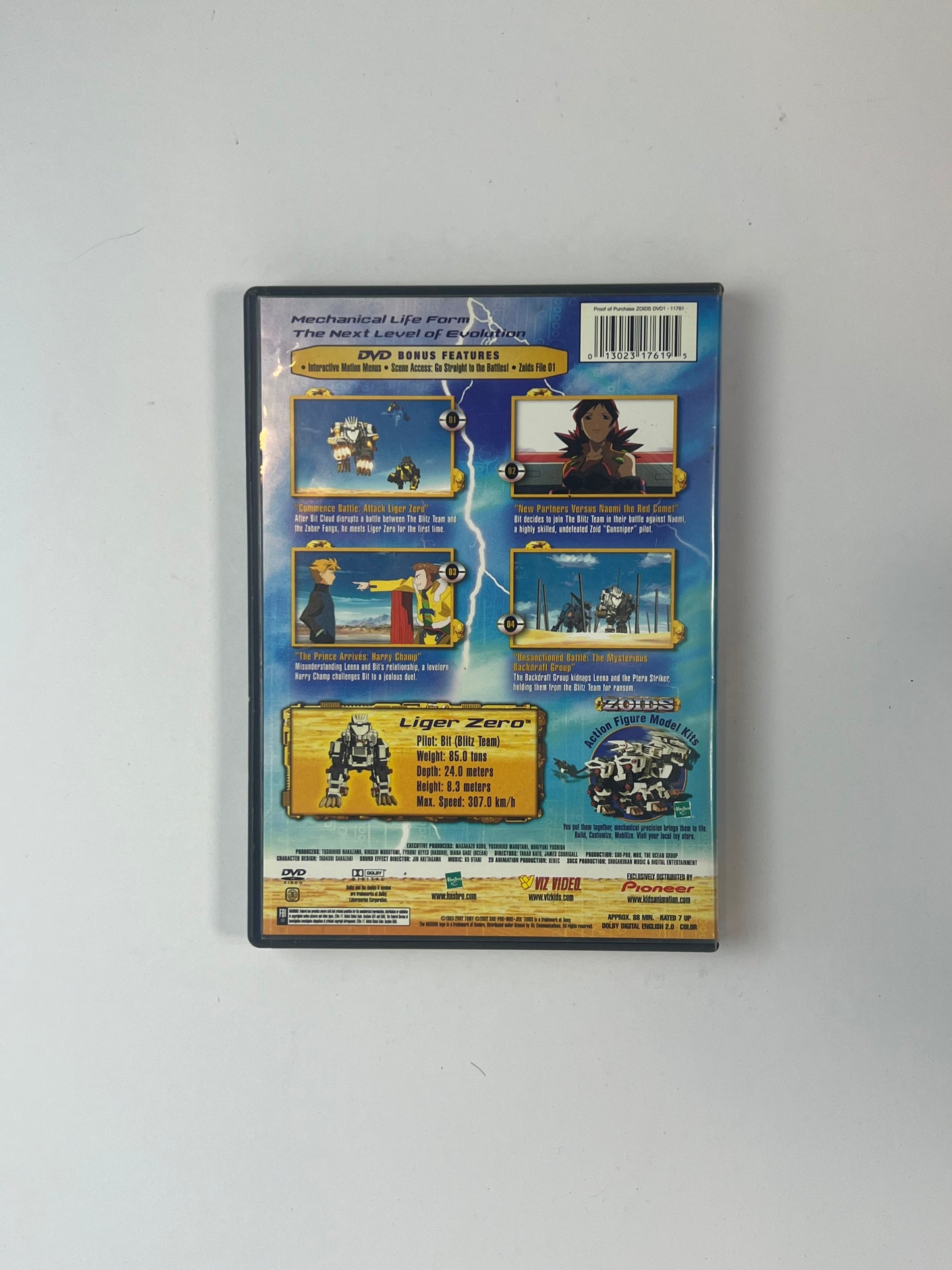 DVD - ZOIDS - The Battle Begins - English - Pioneer - Viz Video - 2002