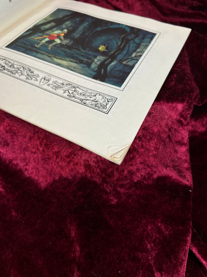 Vintage 1984 Big-Looker Marvel Storybook - Dragon's Lair The Rescue of Princess Daphne