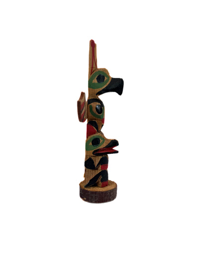 Vintage Totem - Thunderbird - "British Columbia West Coast Indians" - 4.5" Tall