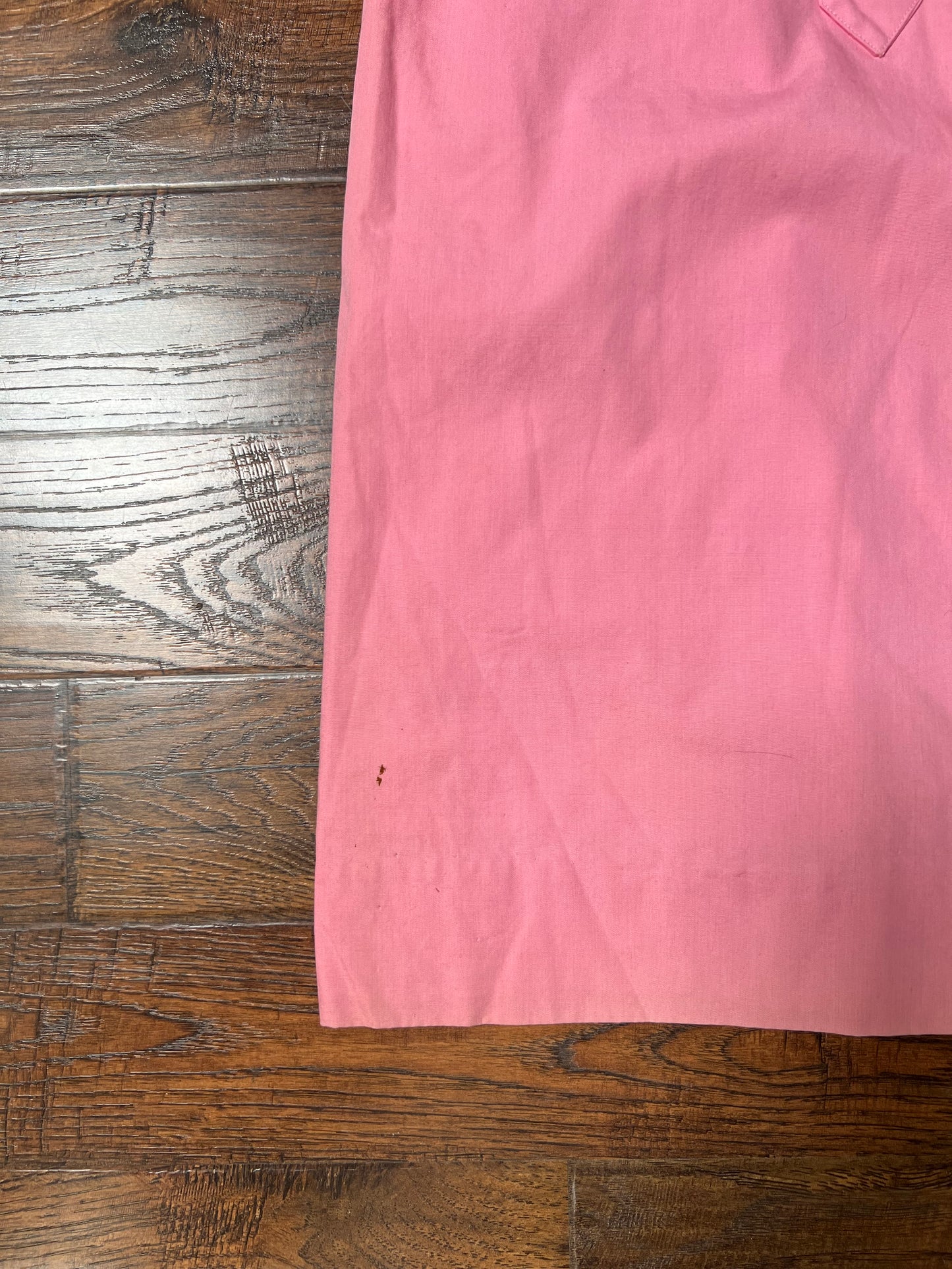 Vintage Clothing - Button Front Shirt Dress - Cotton Candy Pink - Small