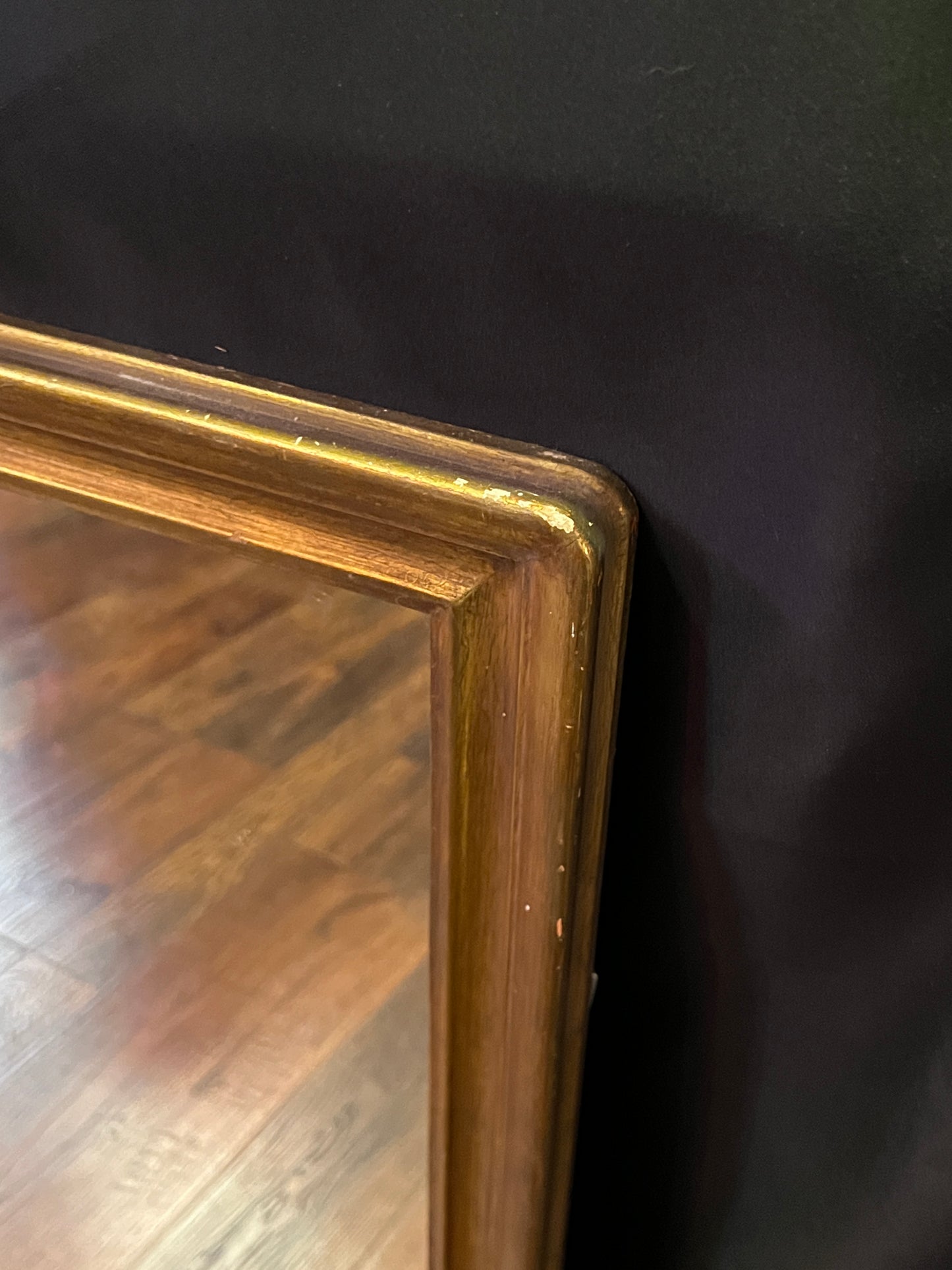 Vintage Mirror - Gilded Frame - Rectangular - 27" X 23"