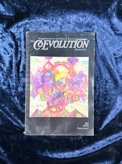 Vintage Paper Counterculture Magazine – CoEvolution Quarterly Whole Earth 1974