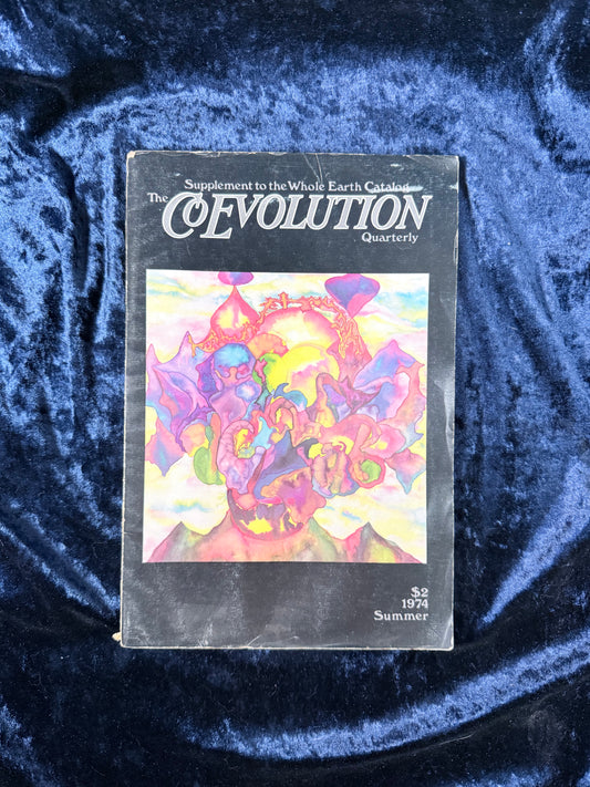 Vintage Paper Counterculture Magazine – CoEvolution Quarterly Whole Earth 1974