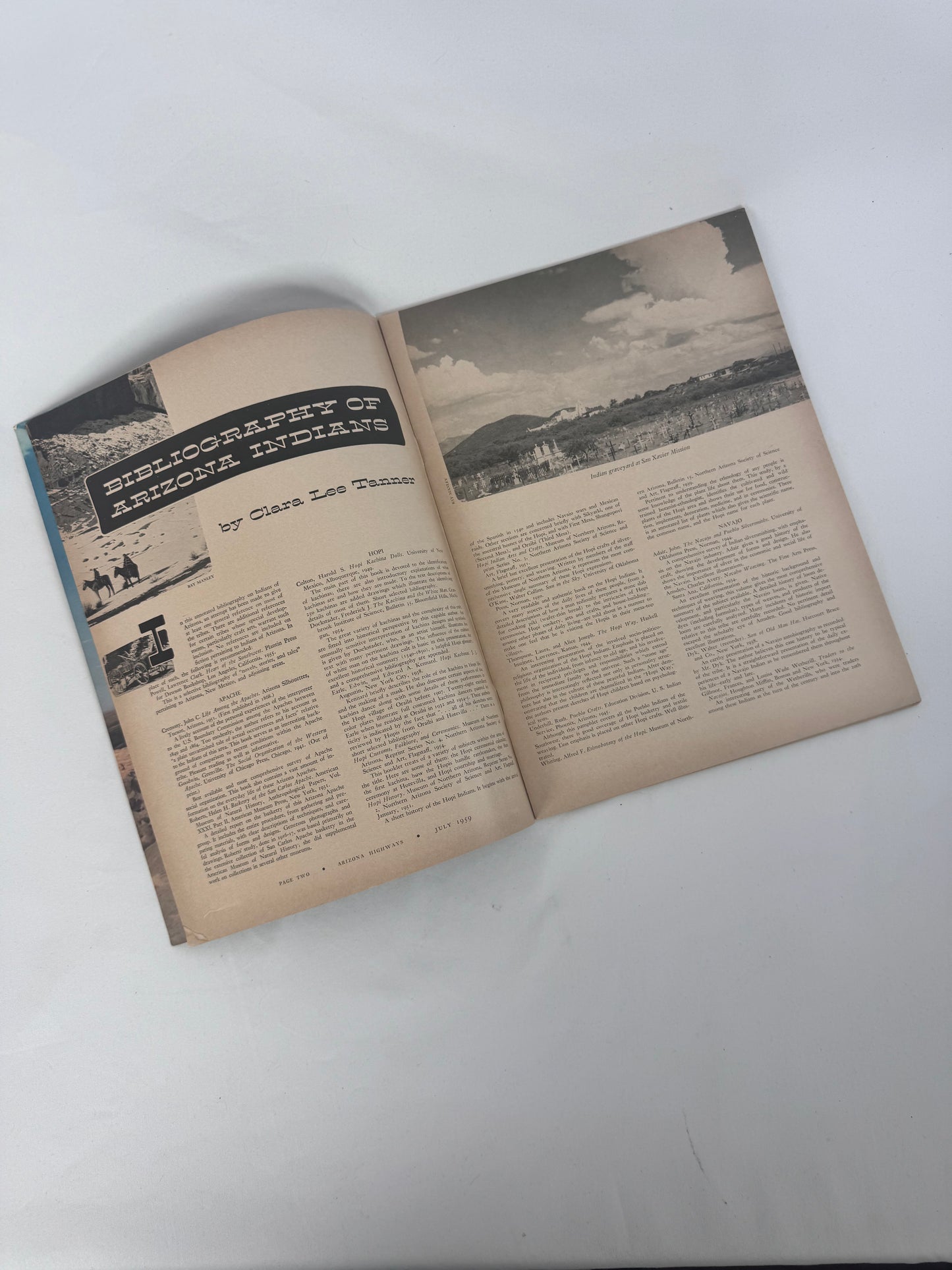 Vintage Ephemera - Arizona Highways Magazine - July 1959