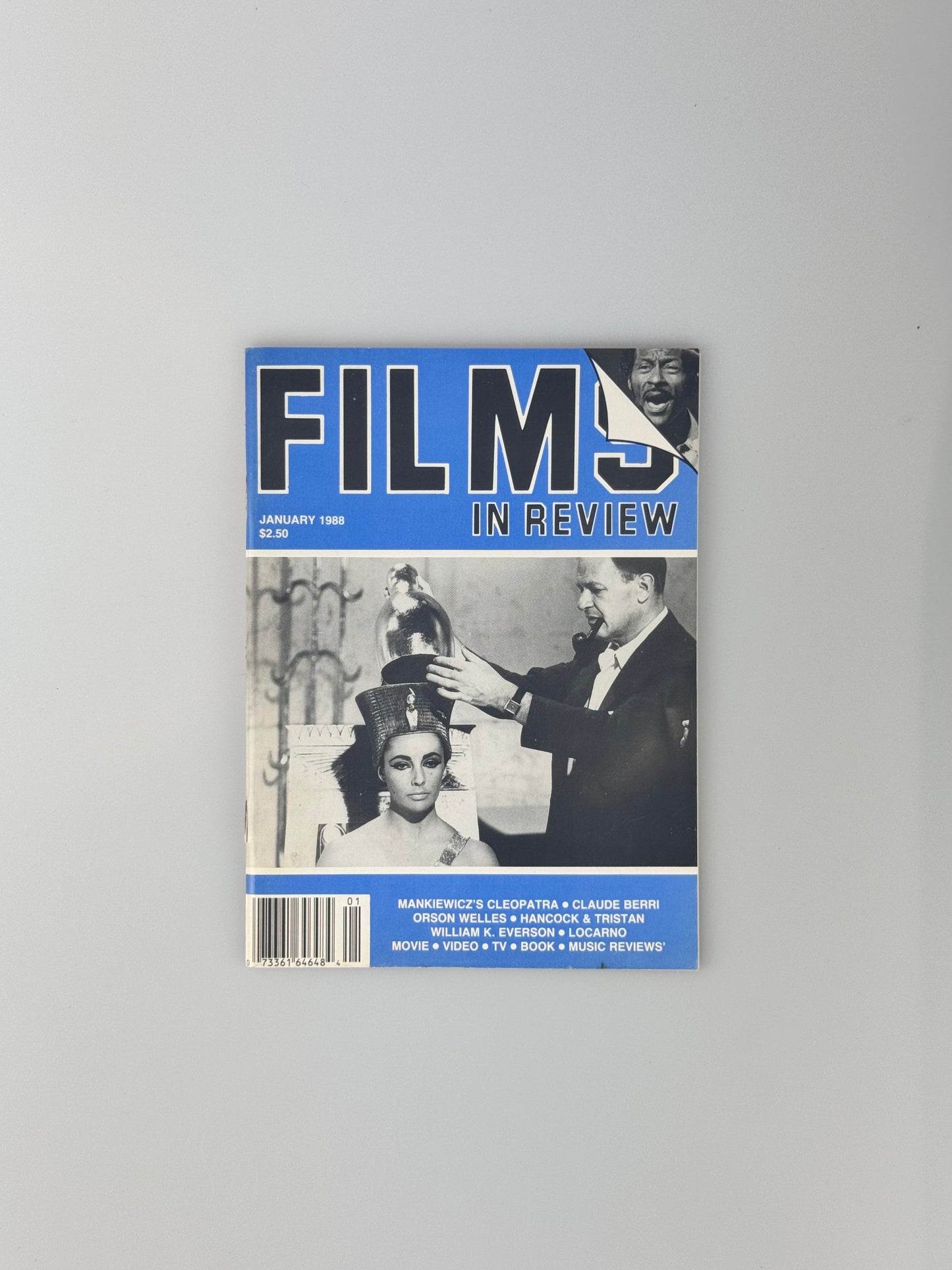 Films In Review Magazine - January 1988 - Mankiewicz's Cleopatra, Orson Welles, Hancock & Tristan