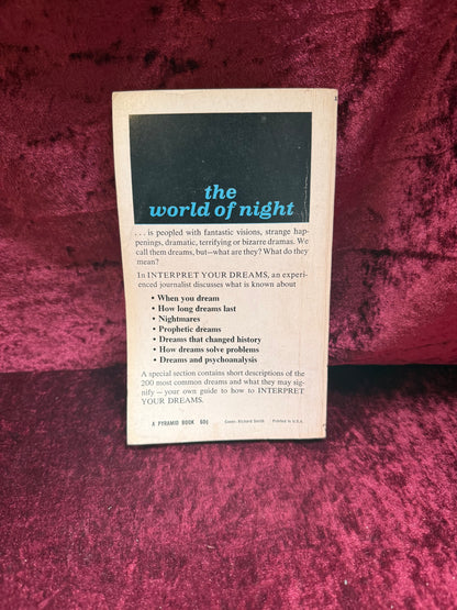 Vintage Paperback Book - Interpret Your Dreams - Alan Levy - 1967