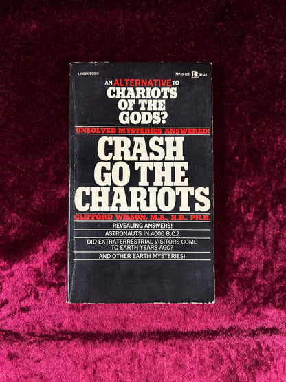 Vintage Paperback Book – Crash Go The Chariots Clifford Wilson 1972 Lancer Books