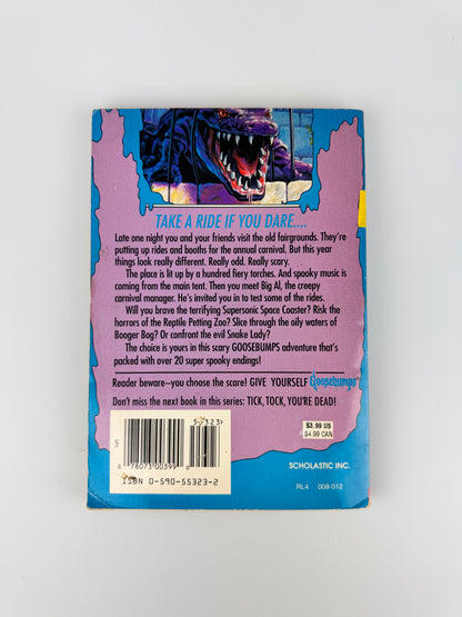 R.L. Stine Give Yourself Goosebumps Book | Reader Beware...You Choose The Scare!