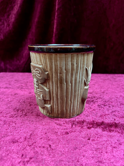 Vintage Ceramic Tiki Mug - Harvey's Lake Tahoe Souvenir Cup OMC Japan