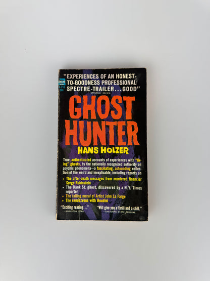 Vintage Paperback - Ghost Hunter by Hans Holzer - Ace Star 1963