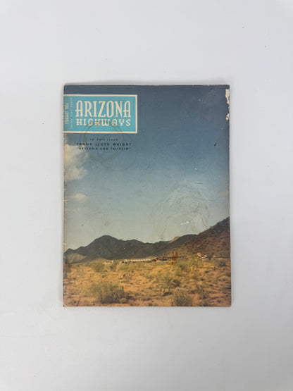 Vintage Ephemera - Arizona Highways Magazine - February 1956