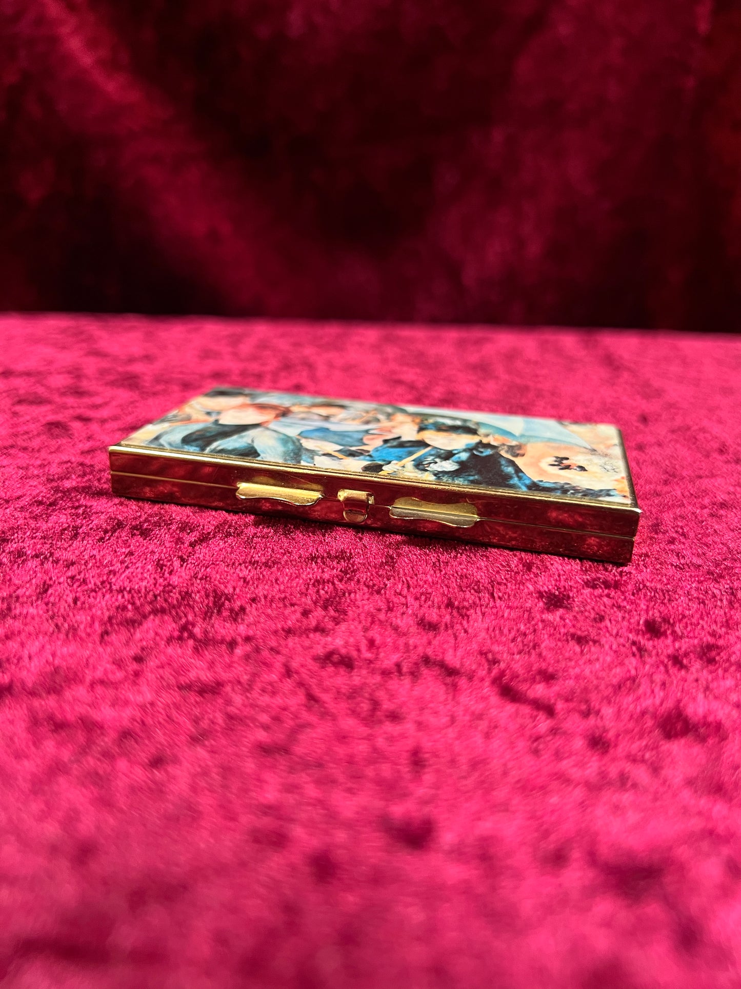 Vintage Vanity - Weekly 7-Day Pill Box - The Umbrellas by Renoir