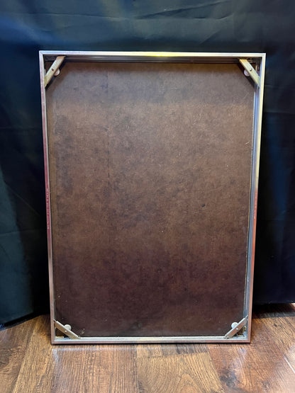 Vintage Wall Art - Framed Print - Stephen King's IT Style Clown - LA County Museum of Art - 1971