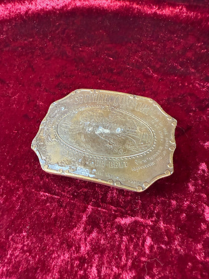 Vintage Accessories - Belt Buckle - Brass  - Southern Comfort