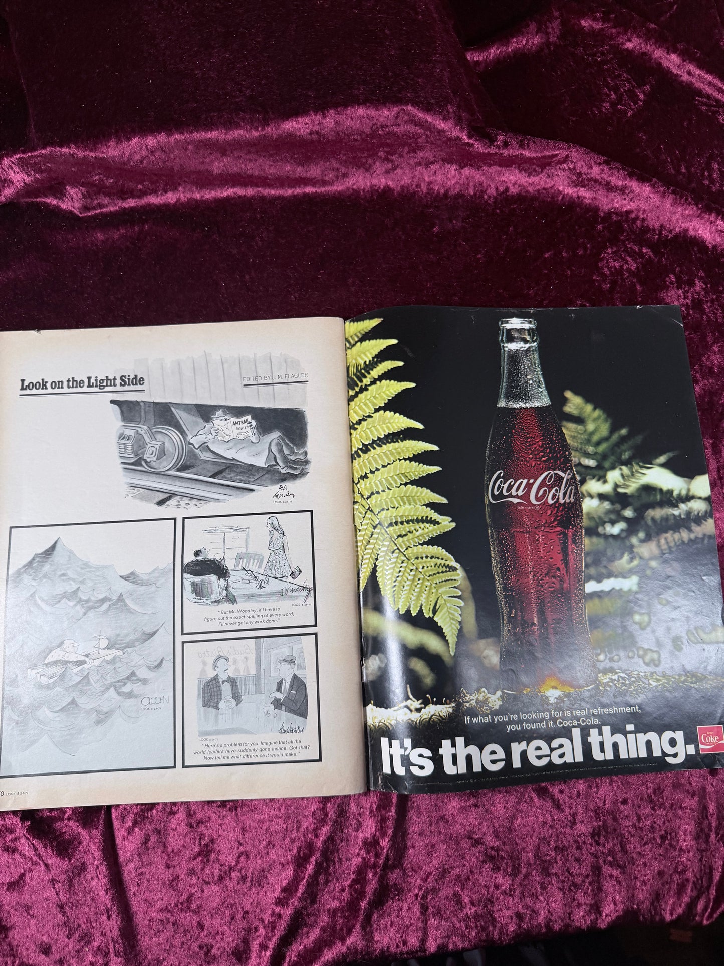 Vintage LOOK Magazine August 24, 1971 Witchcraft Is Rising Occult Cover Issue
