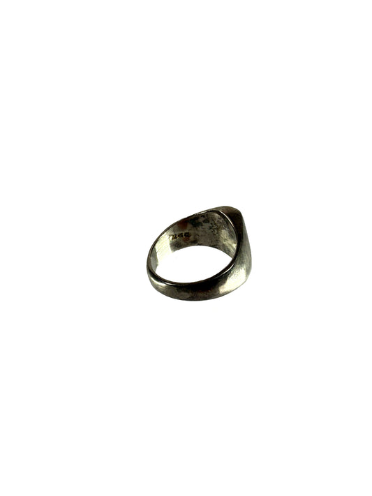 Vintage Jewelry - Simple Peaked Sterling Silver Ring - Size 6.25