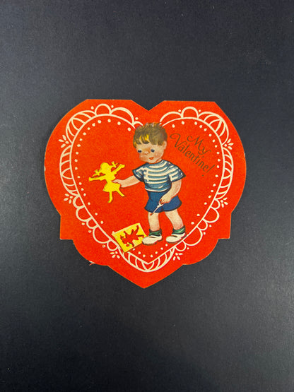 Vintage Ephemera - Valentine’s Day Card - You’re All Cut-Out - A-Meri-Card - USA