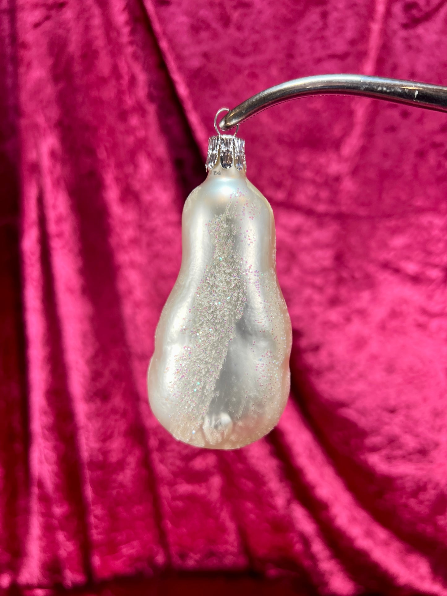 Vintage Christmas - Handblown Glass Ornament - Smiling Snow Bear - Department 56