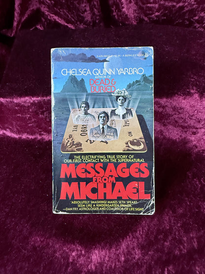 Vintage Messages From Michael by Chelsea Quinn Yarbro 1984 Berkeley Paperback