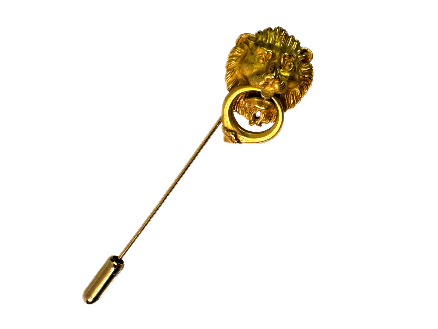 Vintage Stick Pin - Lion Head Door Knocker - Metropolitan Museum of Art