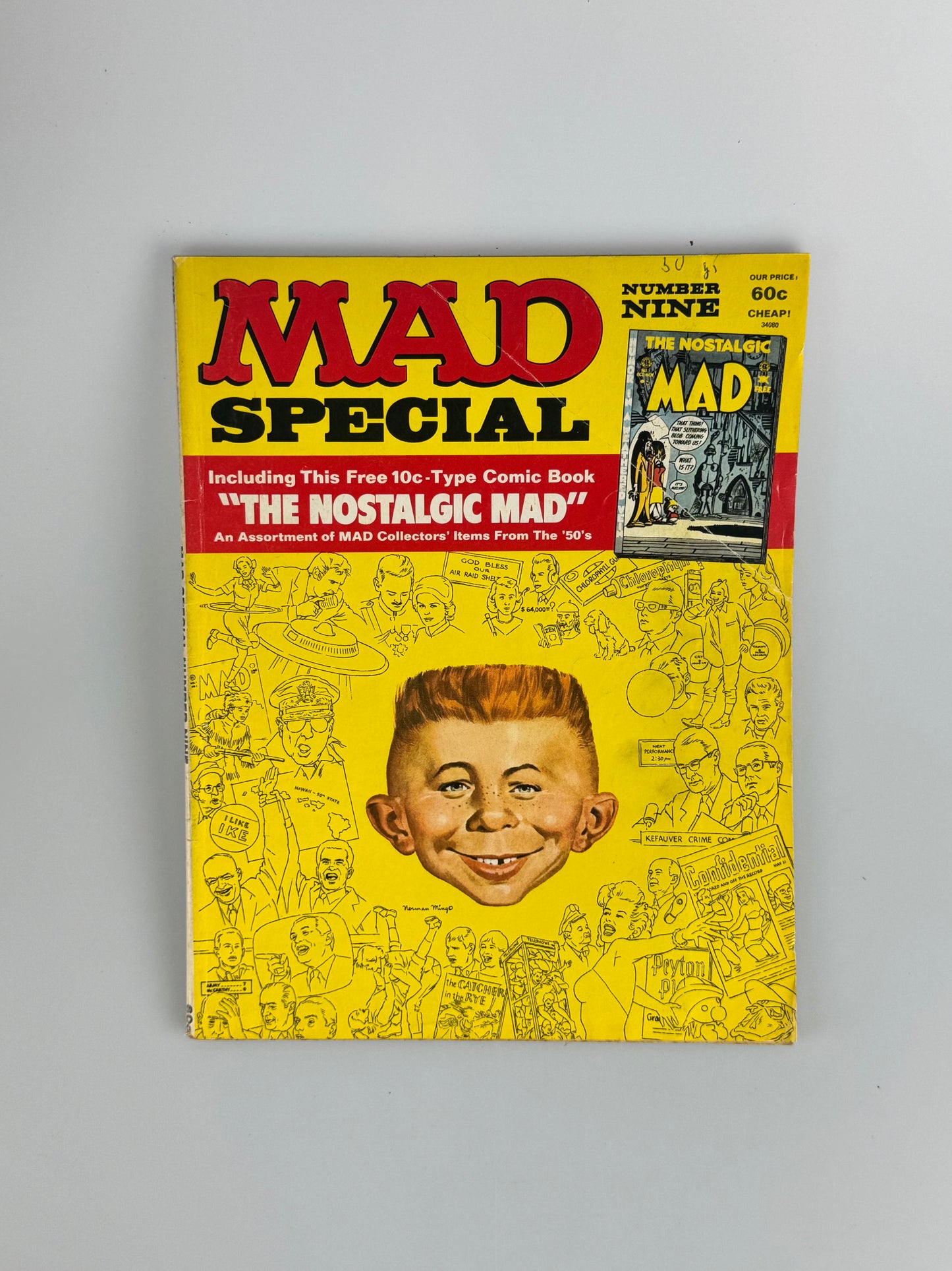 Vintage Mad Magazine - Mad Special - 1972 - #9 - with Comic Insert