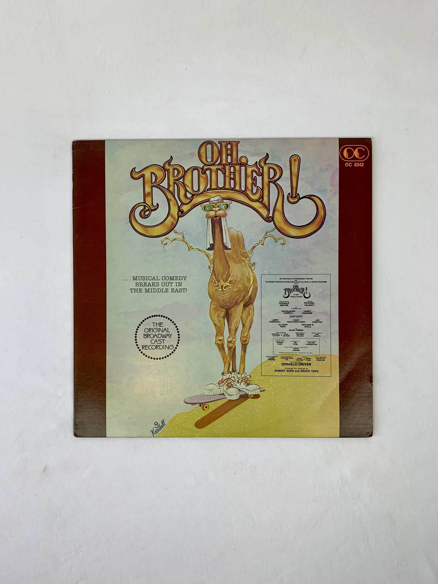 Vinyl Record - 1983 Oh, Brother! Original Cast Broadway Musical Soundtrack