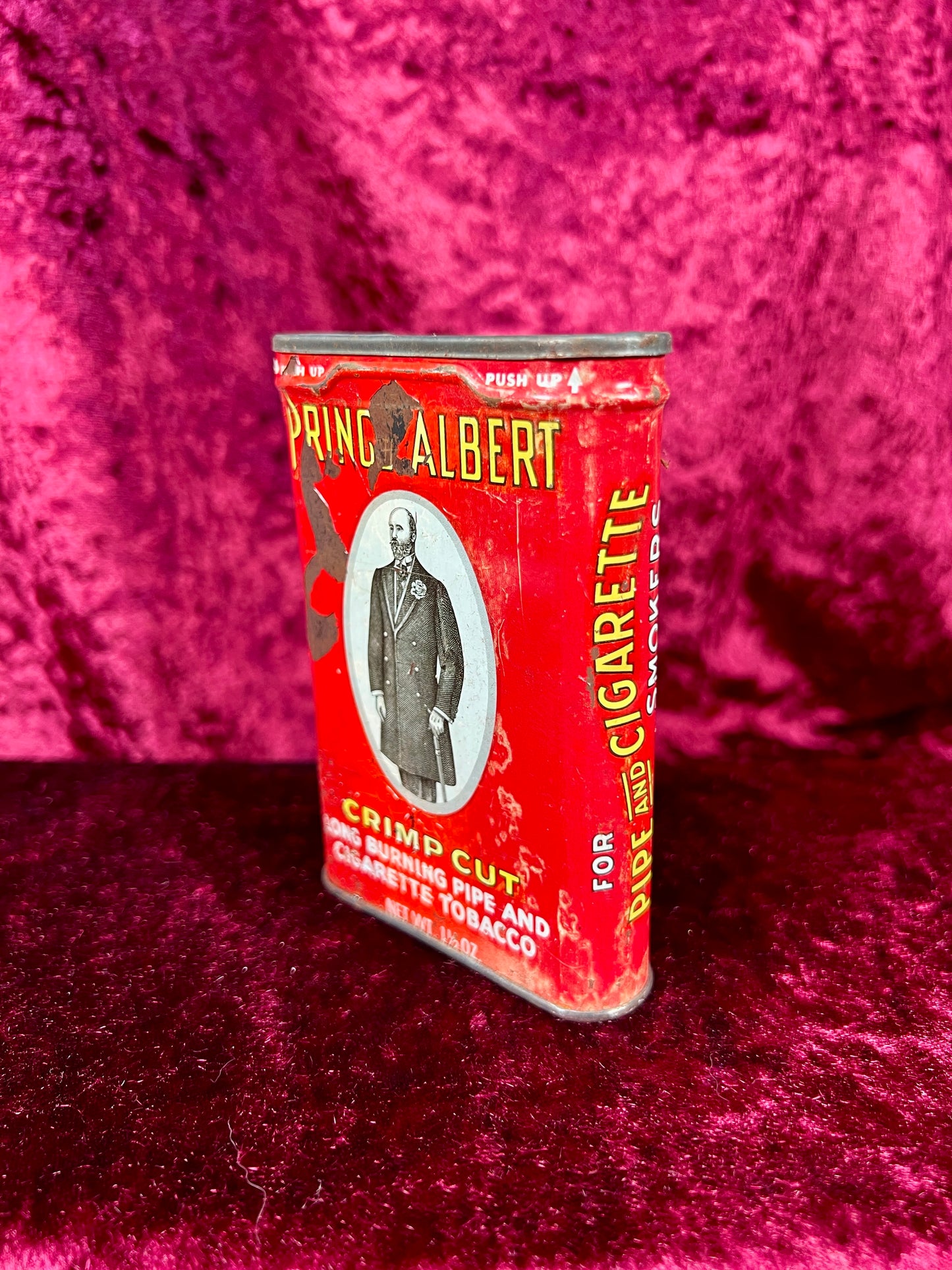 Vintage Tobacciana - Tobacco Tin - Prince Albert / Crimp Cut - #2