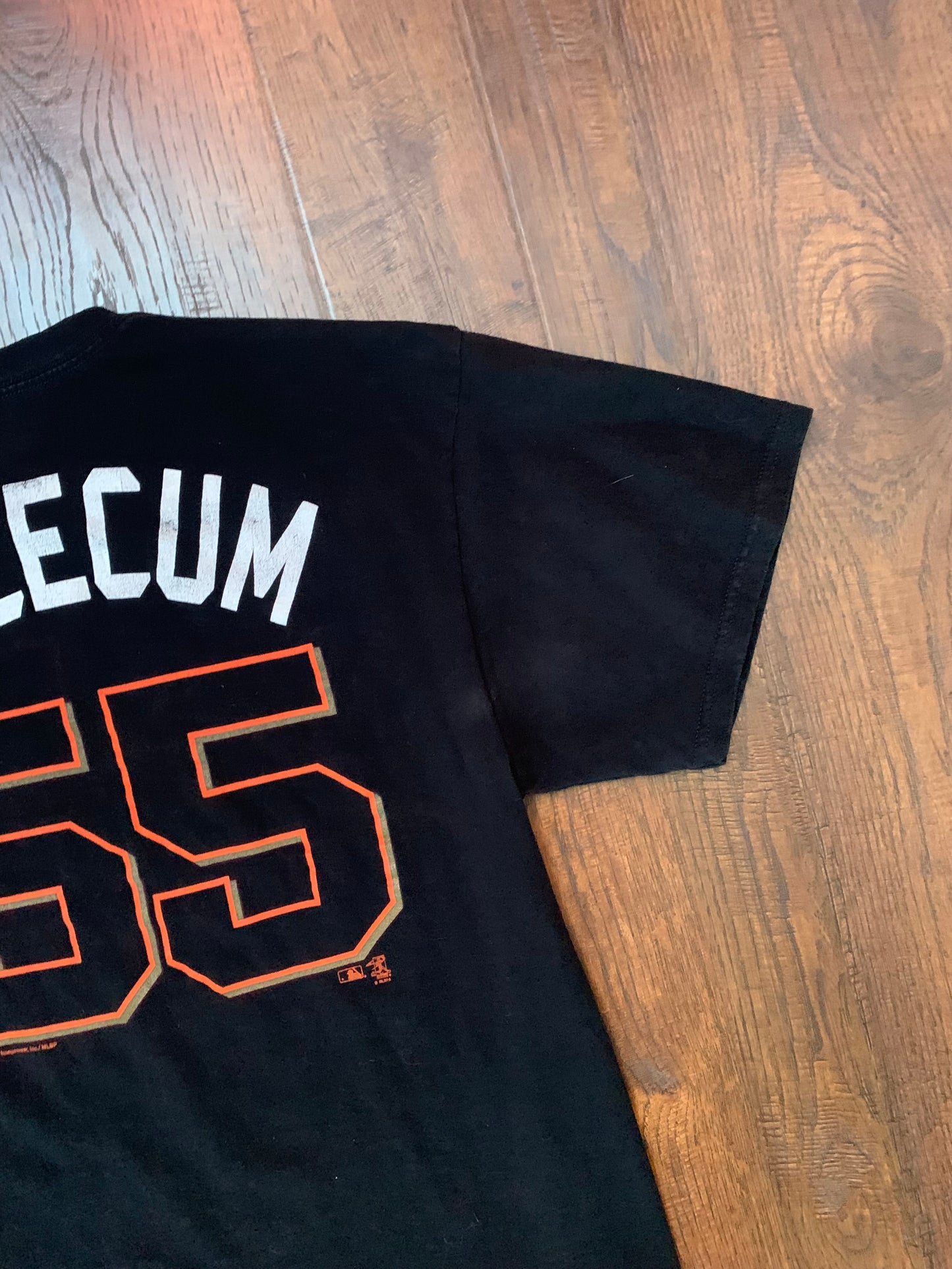 Genuine MLB Merchandise - SF Giants Graphic T-Shirt - Lincecum #55 - Black - X-Large