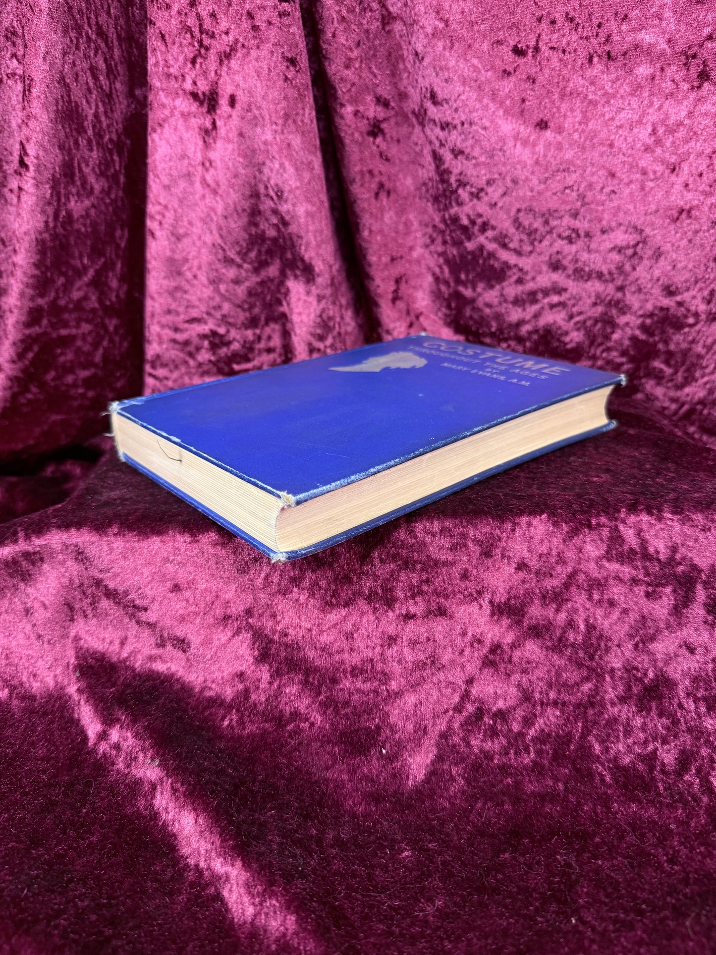 Vintage Hardcover Reference Book – Costume Throughout the Ages Mary Evans 1938