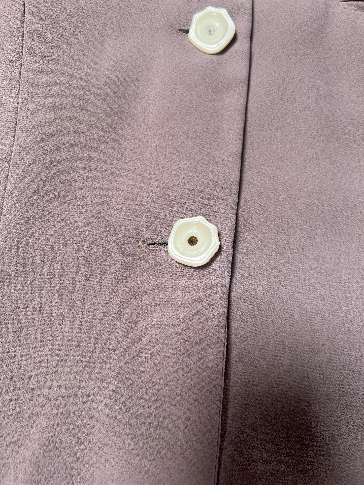 Vintage Clothing - Uniform Shirt Blouse - Grey Purple - Medium - Yick Fung