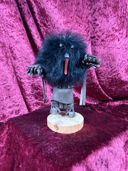 Vintage Kachina Doll - 5" Tall Bear Spirit