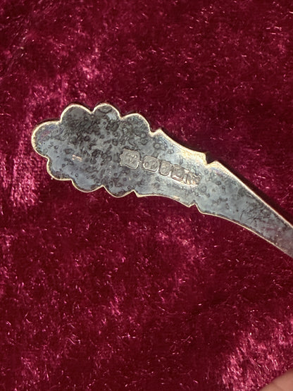 Vintage Silverplate Sugar Sifter Spoon – Pierced Bowl Floral Handle
