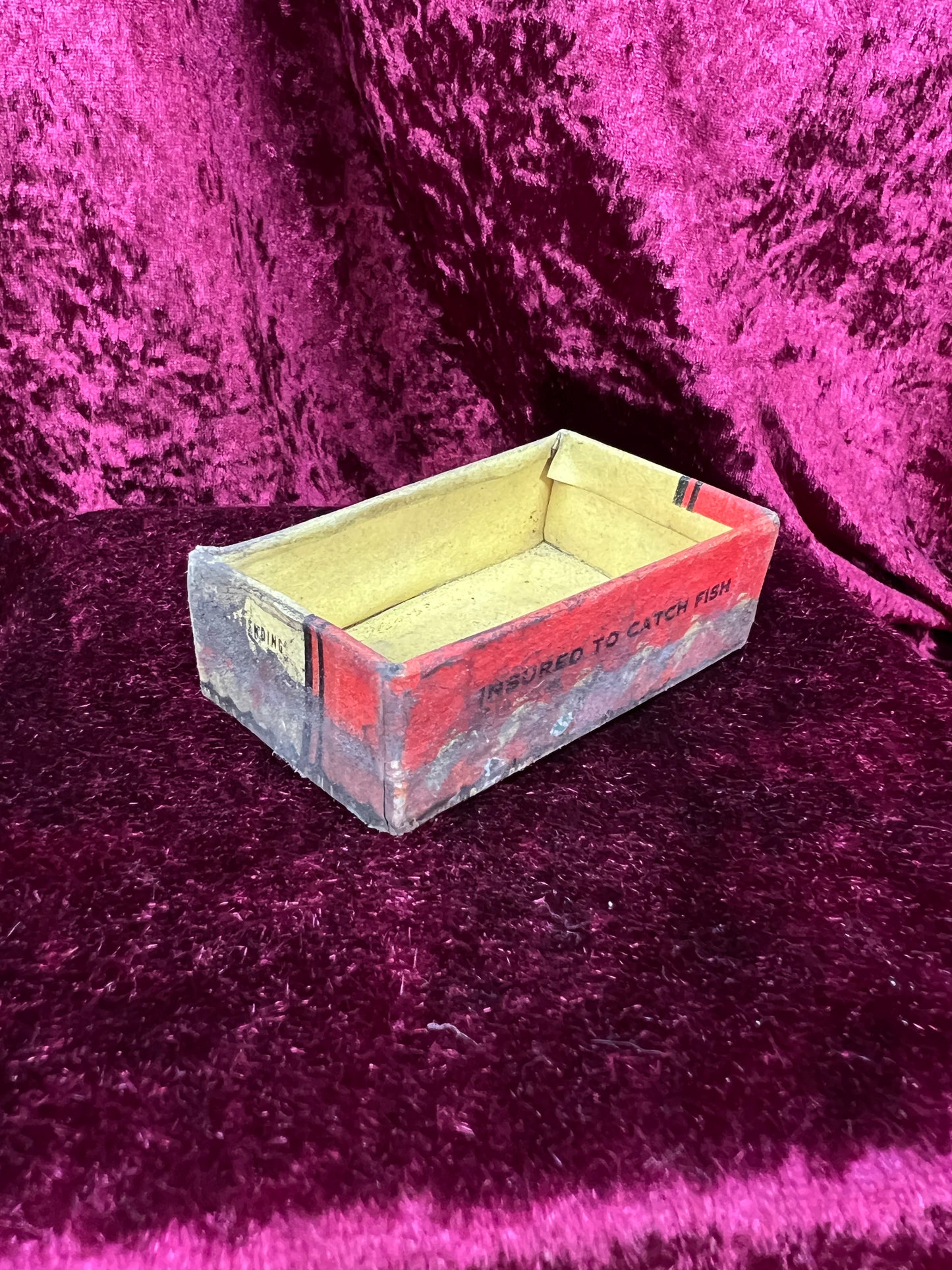 Vintage South Bend Fish-Obite Fishing Lure - Red Head Plug with Original Box