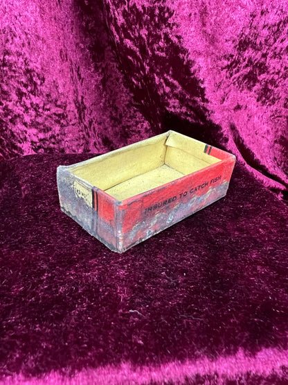 Vintage South Bend Fish-Obite Fishing Lure - Red Head Plug with Original Box