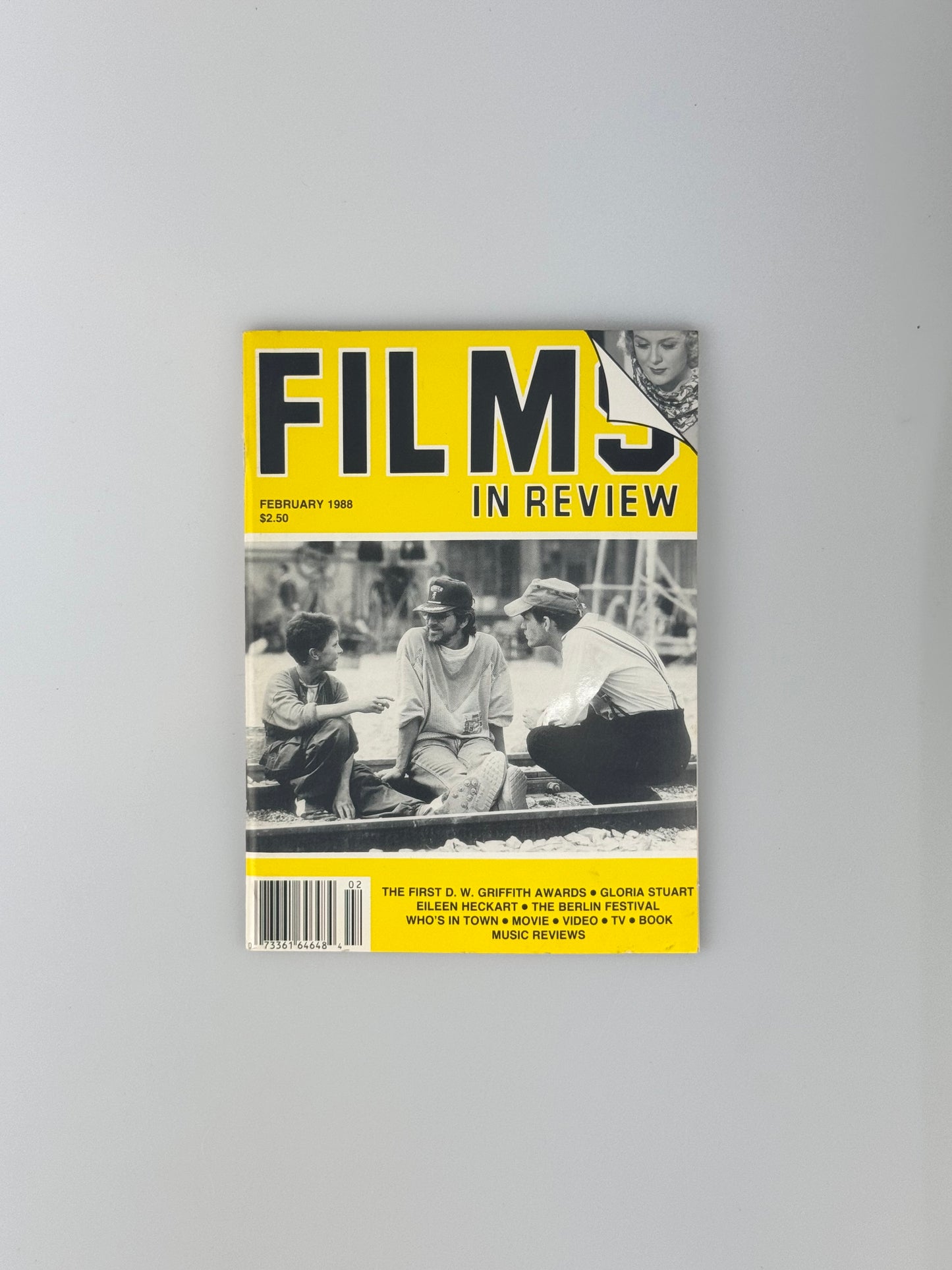 Films In Review Magazine - February 1988 - Gloria Stuart, Eileen Heckart, Berlin Film Festival