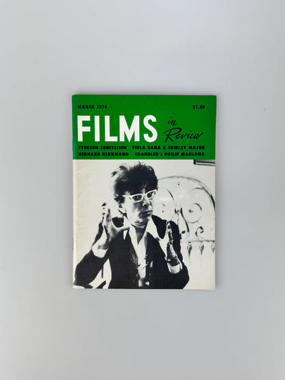 Films In Review Magazine - March 1976 - Viola Dana, Shirley Mason, Taxi Drive