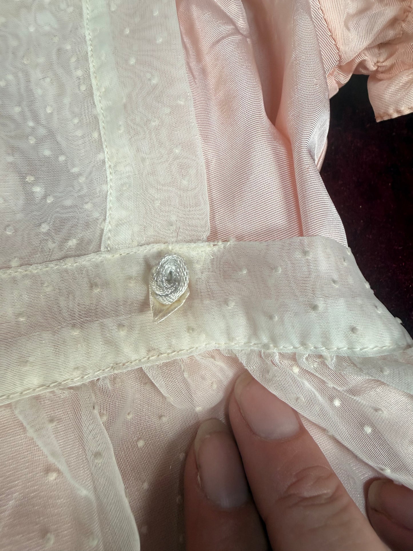 Vintage Mid Century Baby Dress – Pink Pinafore - Toni Togs - 18 Months