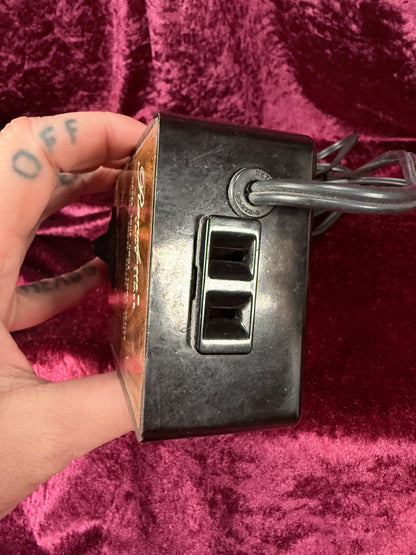 Vintage Random Lamp Timer – Faux Wood Home Security Timer