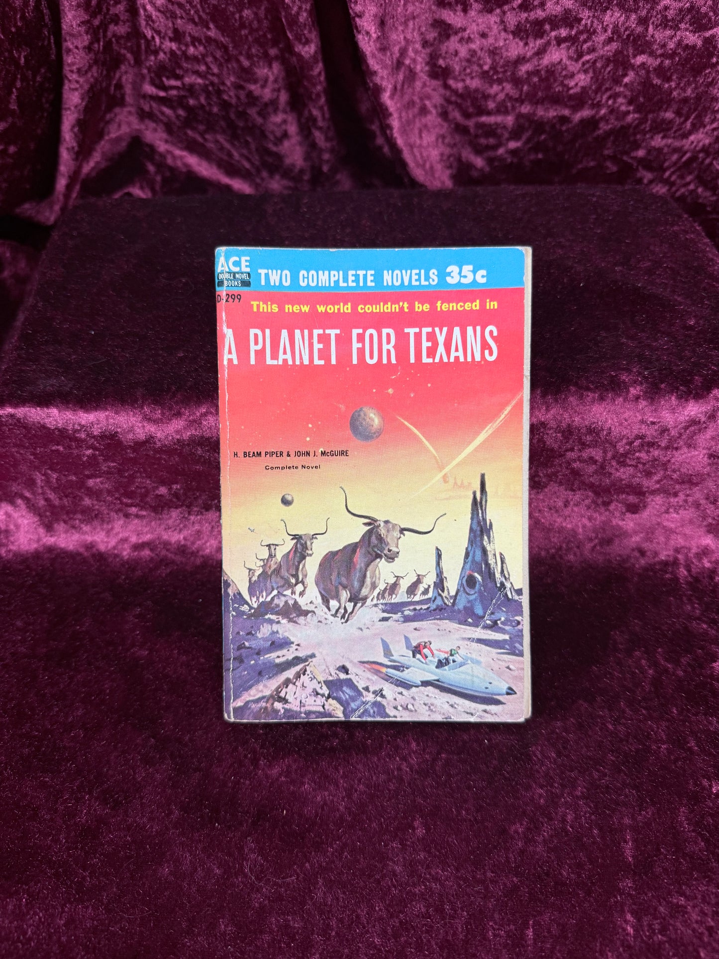 Vintage Star Born by Andre Norton Ace Double Paperback 1958 First Ace Printing D-299