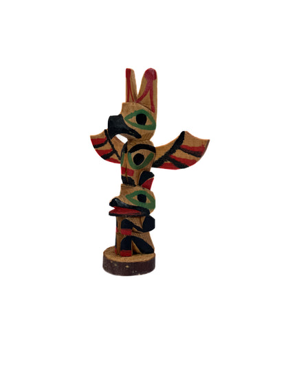 Vintage Totem - Thunderbird - "British Columbia West Coast Indians" - 4.5" Tall