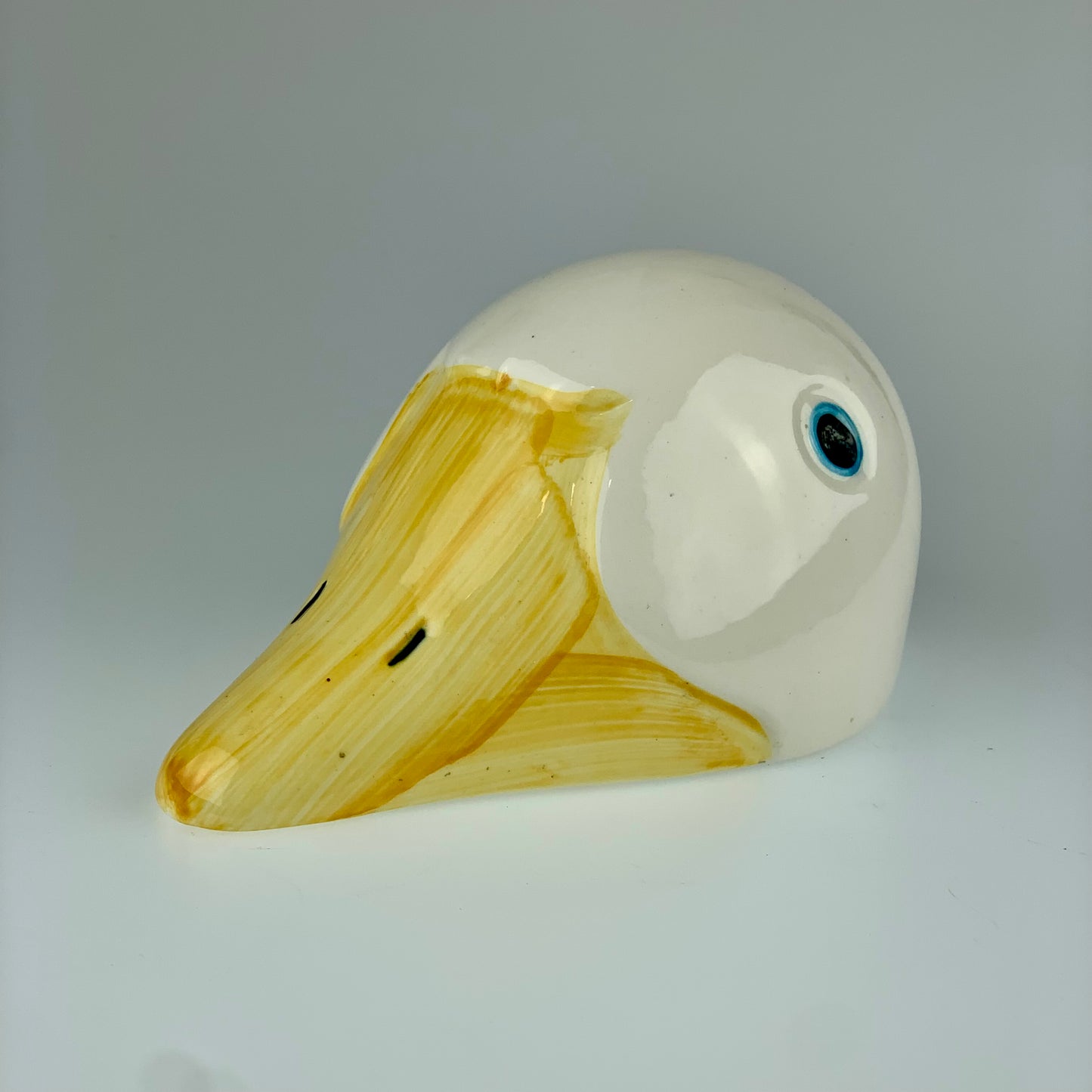 Rare Vintage George Kovacs Style Ceramic Goose Head Lamp Shade