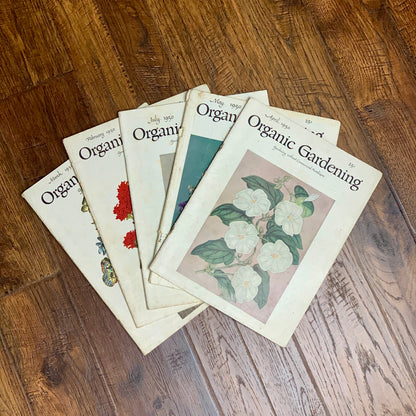 Vintage 1950s Organic Gardening Magazines Bundle