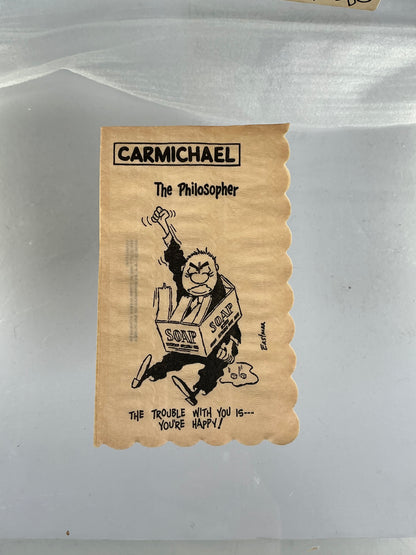 Vintage Cocktail Napkins - Carmichael by Eastman - Illustrated Icebreakers - 1950s
