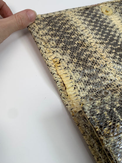 Vintage Purse - Genuine Snakeskin Clutch