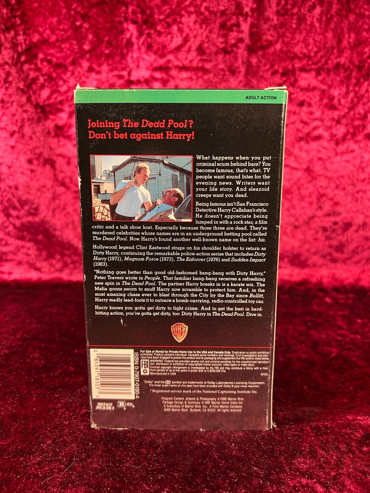 VHS - The Dead Pool - 1988